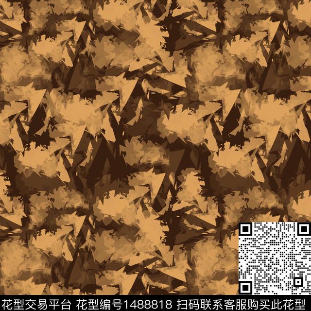 男装迷彩抽象数码印花华亿平台下载（图片编号: 1488818） - 瓦栏（Walan）