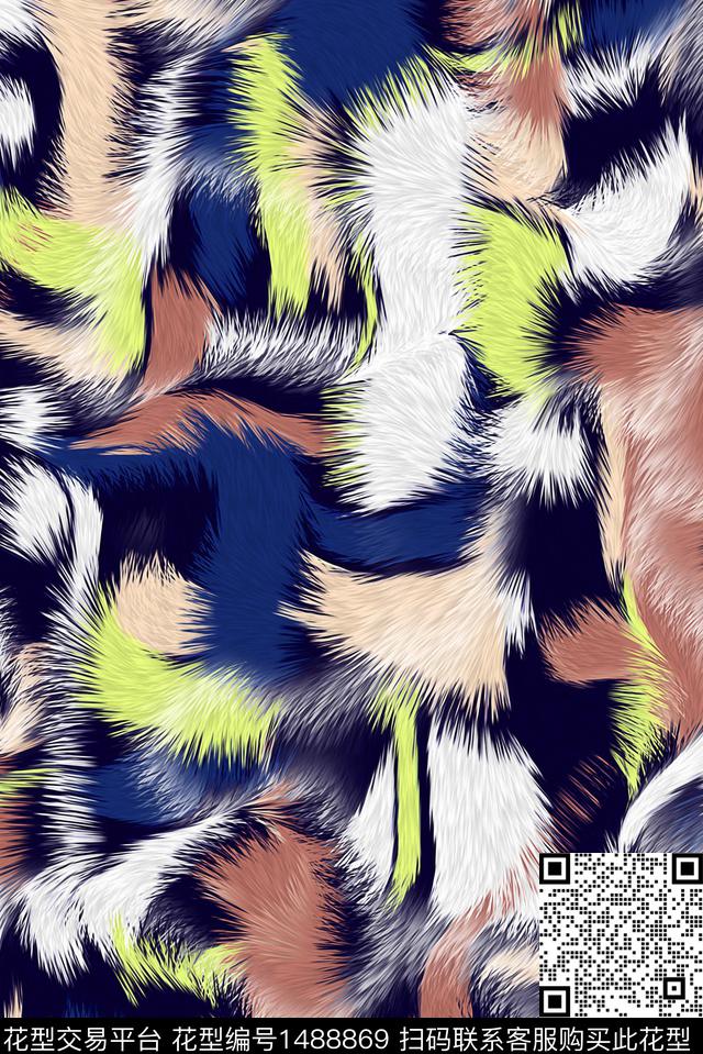 数码华亿平台羽绒服纹理数码印花华亿平台下载（图片编号: 1488869） - 瓦栏（Walan）