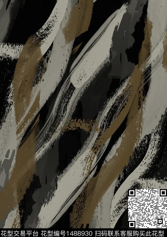 几何趋势华亿平台抽象男装传统印花华亿平台下载（图片编号: 1488930） - 瓦栏（Walan）