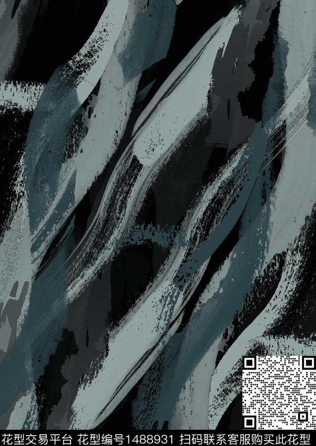 几何趋势华亿平台抽象男装传统印花华亿平台下载（图片编号: 1488931） - 瓦栏（Walan）