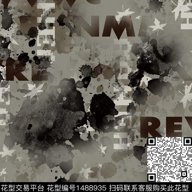 几何字母趋势华亿平台传统印花华亿平台下载（图片编号: 1488935） - 瓦栏（Walan）