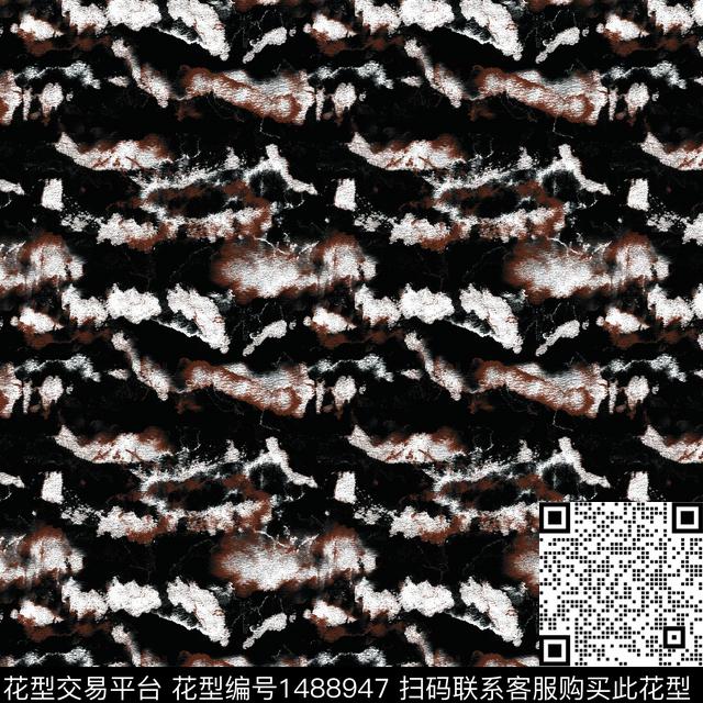 趋势华亿平台扎染华亿平台抽象男装传统印花华亿平台下载（图片编号: 1488947） - 瓦栏（Walan）