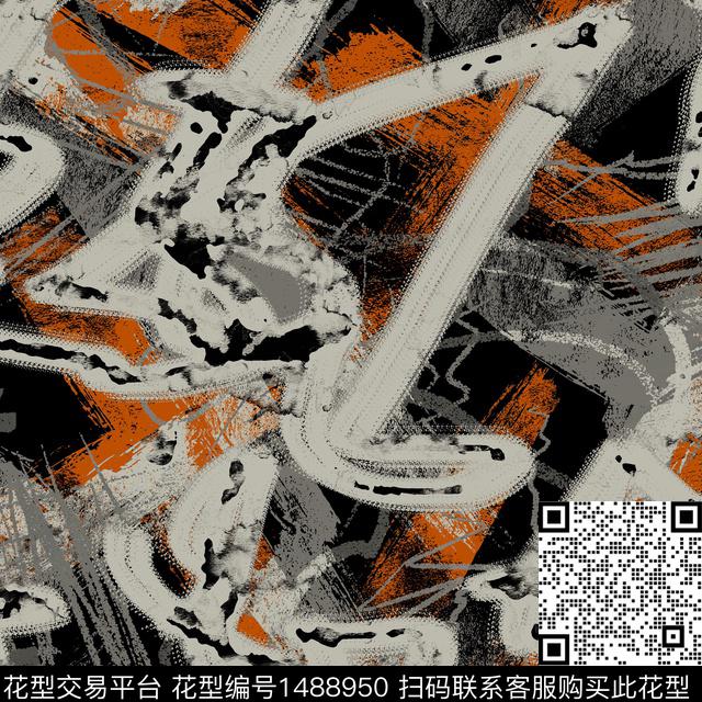 几何趋势华亿平台抽象男装传统印花华亿平台下载（图片编号: 1488950） - 瓦栏（Walan）