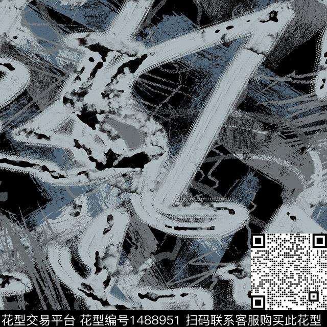 几何趋势华亿平台抽象男装传统印花华亿平台下载（图片编号: 1488951） - 瓦栏（Walan）