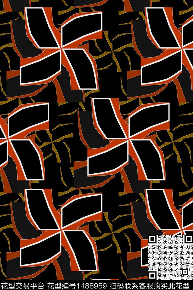 肌理大牌风趣味传统印花华亿平台下载（图片编号: 1488959） - 瓦栏（Walan）