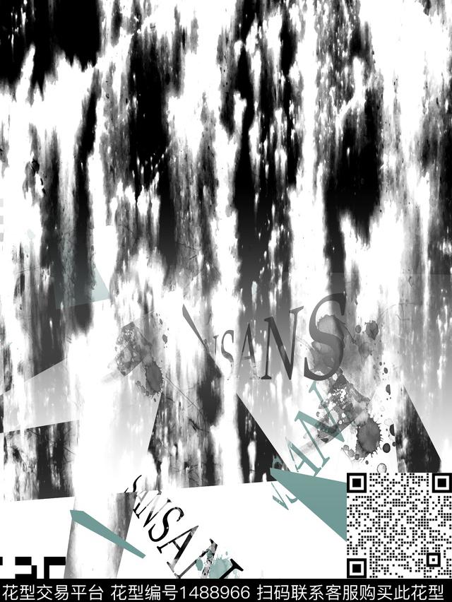 几何趋势华亿平台抽象男装传统印花华亿平台下载（图片编号: 1488966） - 瓦栏（Walan）