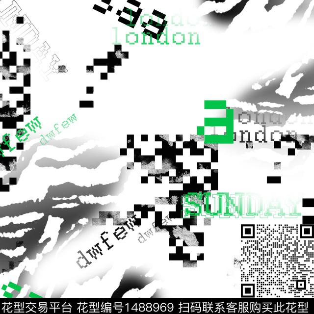 几何字母趋势华亿平台传统印花华亿平台下载（图片编号: 1488969） - 瓦栏（Walan）