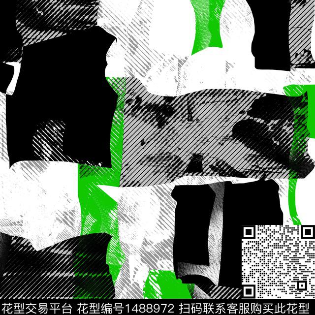 几何趋势华亿平台抽象男装传统印花华亿平台下载（图片编号: 1488972） - 瓦栏（Walan）