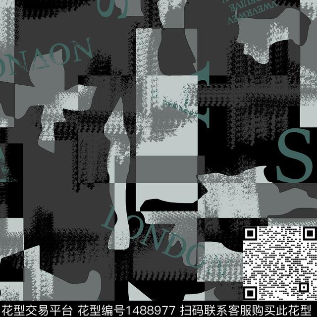 几何字母趋势华亿平台传统印花华亿平台下载（图片编号: 1488977） - 瓦栏（Walan）