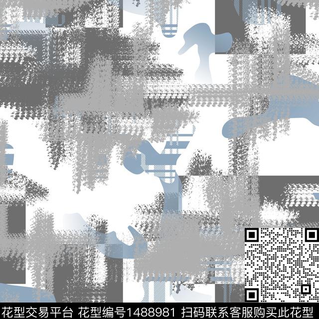 几何趋势华亿平台抽象男装传统印花华亿平台下载（图片编号: 1488981） - 瓦栏（Walan）