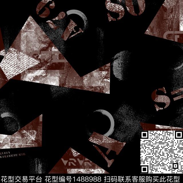 几何字母趋势华亿平台传统印花华亿平台下载（图片编号: 1488988） - 瓦栏（Walan）