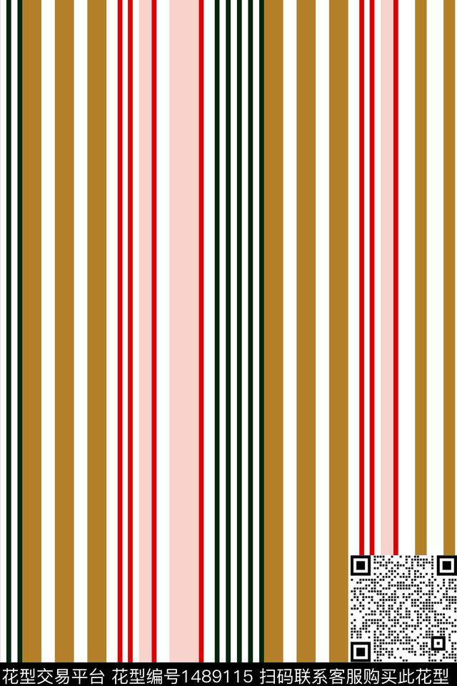 女装复古条纹传统印花华亿平台下载（图片编号: 1489115） - 瓦栏（Walan）