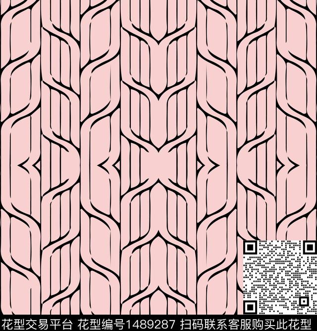 民族风休闲英伦数码印花华亿平台下载（图片编号: 1489287） - 瓦栏（Walan）