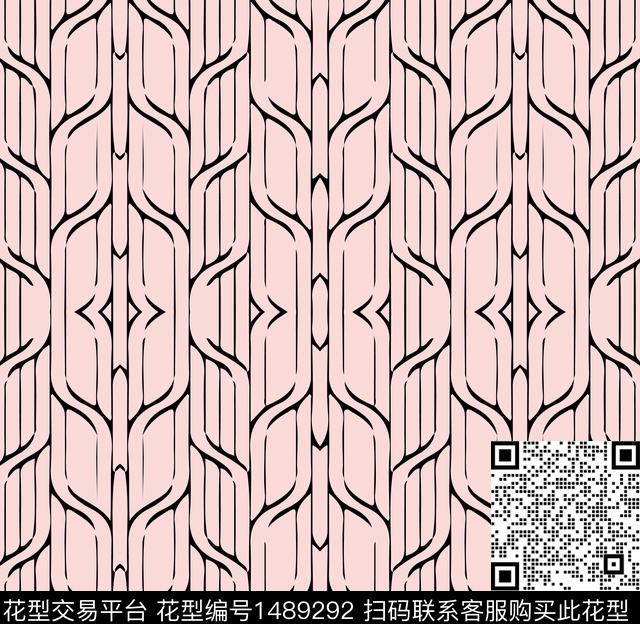 民族风休闲条纹数码印花华亿平台下载（图片编号: 1489292） - 瓦栏（Walan）