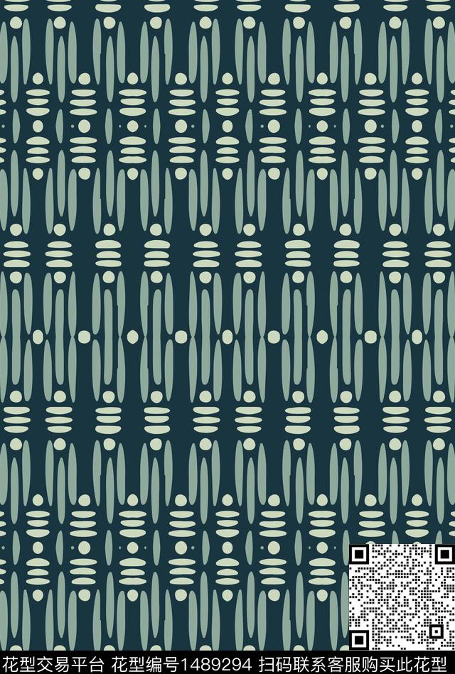 民族风休闲条纹数码印花华亿平台下载（图片编号: 1489294） - 瓦栏（Walan）