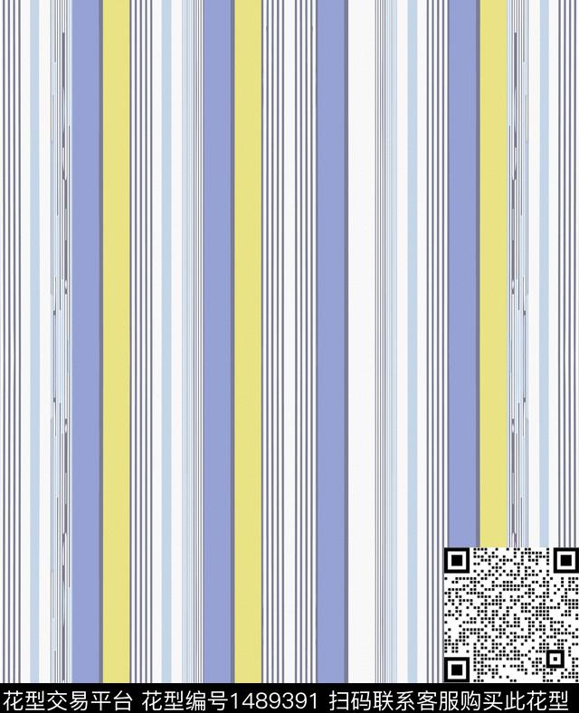 民族风休闲条纹数码印花华亿平台下载（图片编号: 1489391） - 瓦栏（Walan）