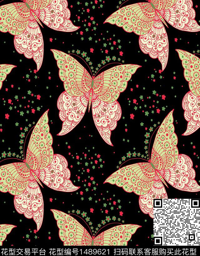 几何民族风卡通数码印花华亿平台下载（图片编号: 1489621） - 瓦栏（Walan）