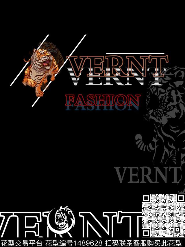 字母文字男装数码印花华亿平台下载（图片编号: 1489628） - 瓦栏（Walan）