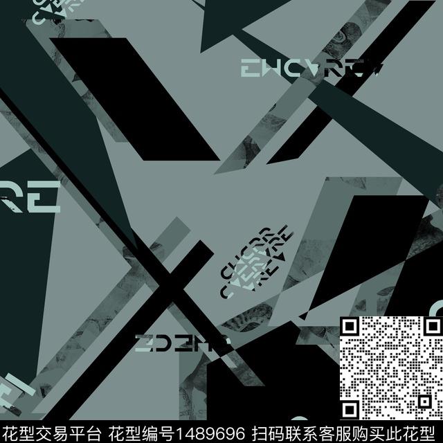 几何趋势华亿平台抽象男装传统印花华亿平台下载（图片编号: 1489696） - 瓦栏（Walan）