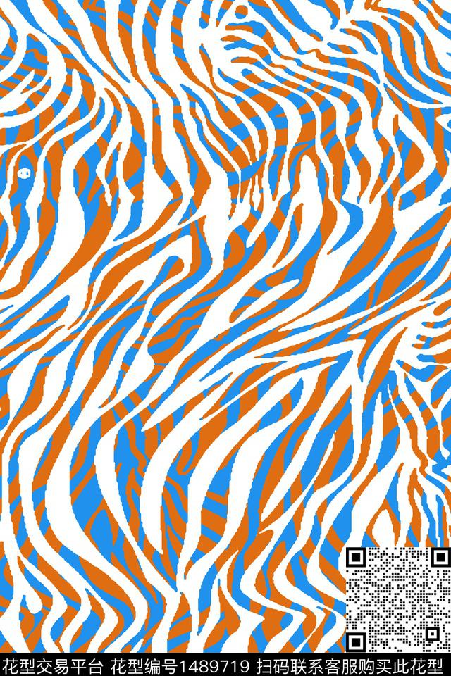 几何炫彩雪纺数码印花华亿平台下载（图片编号: 1489719） - 瓦栏（Walan）