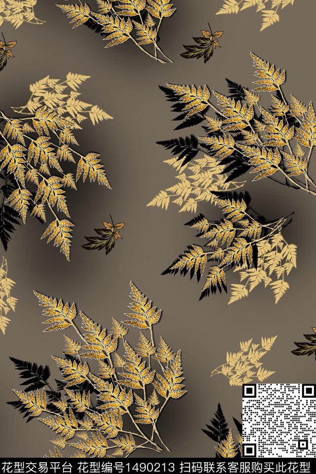 香云纱旗袍雕印华亿平台数码印花华亿平台下载（图片编号: 1490213） - 瓦栏（Walan）