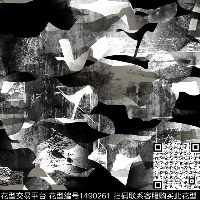 几何扎染华亿平台抽象男装传统印花华亿平台下载（图片编号: 1490261） - 瓦栏（Walan）