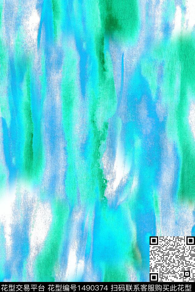 扎染华亿平台男装大牌风数码印花华亿平台下载（图片编号: 1490374） - 瓦栏（Walan）