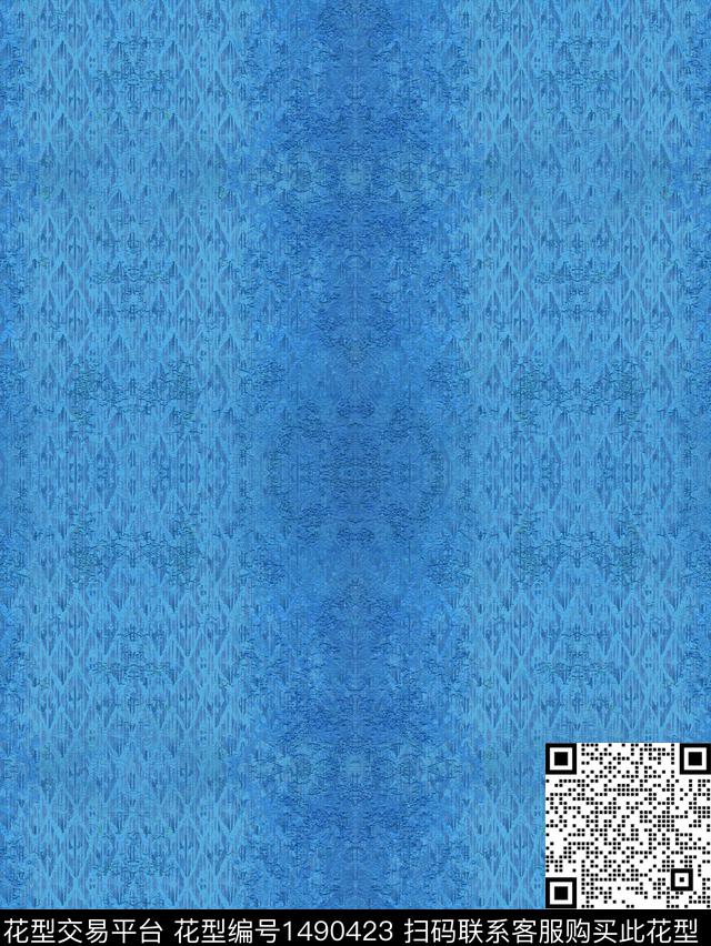 数码华亿平台炫彩民族风数码印花华亿平台下载（图片编号: 1490423） - 瓦栏（Walan）