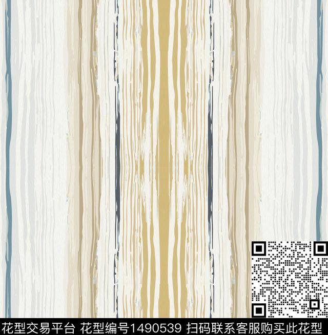 定位花休闲条纹数码印花华亿平台下载（图片编号: 1490539） - 瓦栏（Walan）