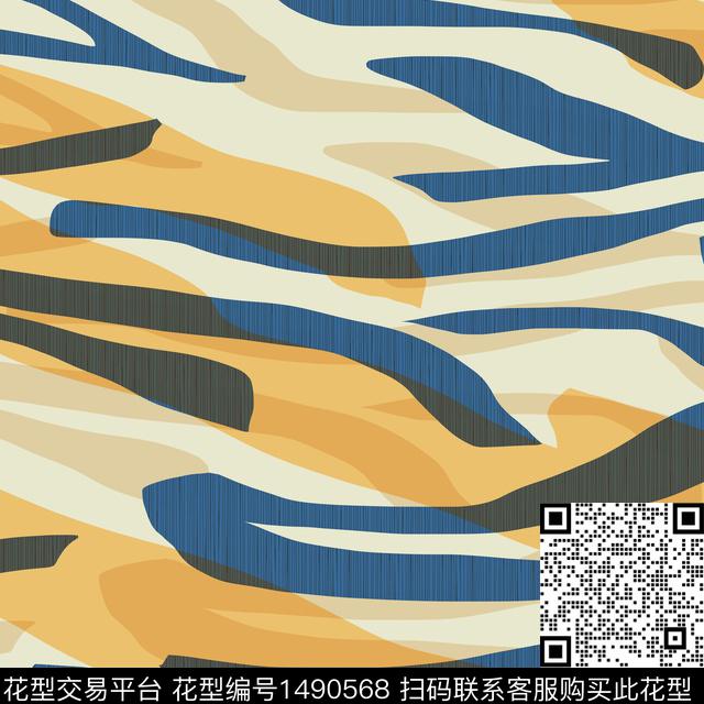 绿植树叶连衣裙女装传统印花华亿平台下载（图片编号: 1490568） - 瓦栏（Walan）