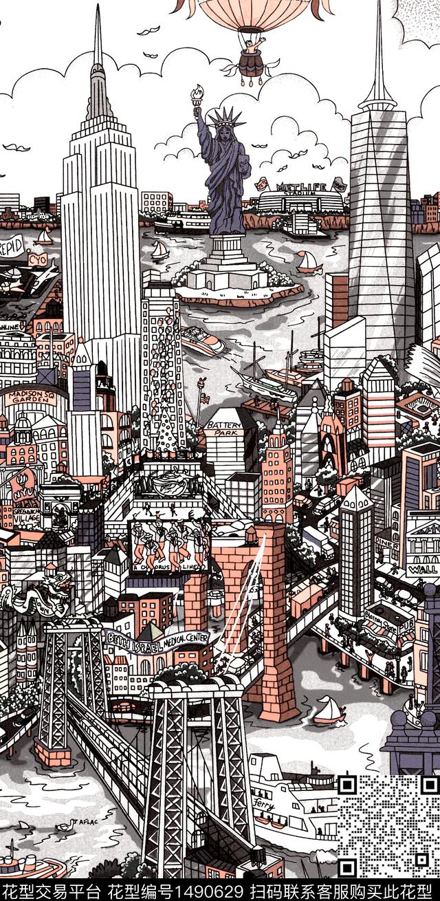 字母人物乌云数码印花华亿平台下载（图片编号: 1490629） - 瓦栏（Walan）