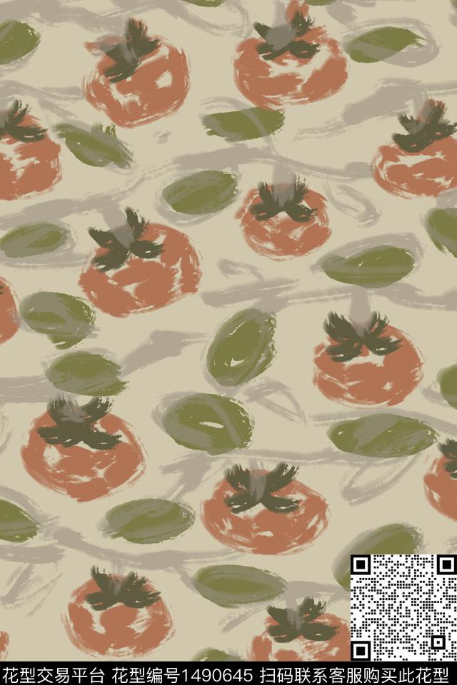 数码华亿平台复古手绘花卉传统印花华亿平台下载（图片编号: 1490645） - 瓦栏（Walan）