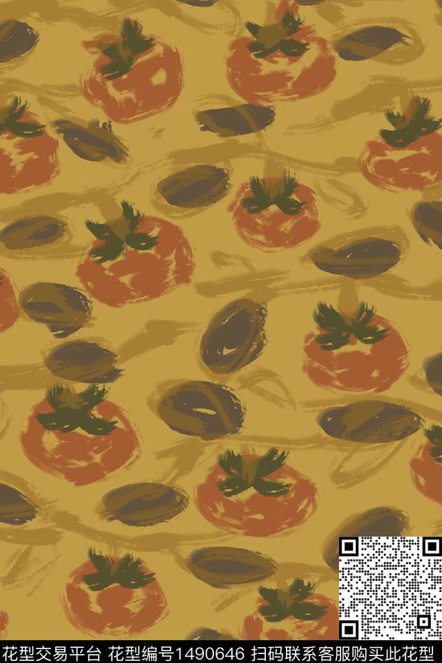 数码华亿平台复古手绘花卉传统印花华亿平台下载（图片编号: 1490646） - 瓦栏（Walan）