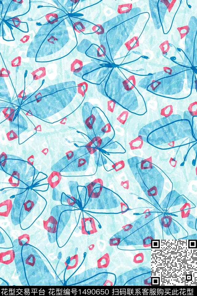 数码华亿平台水彩春夏华亿平台传统印花华亿平台下载（图片编号: 1490650） - 瓦栏（Walan）