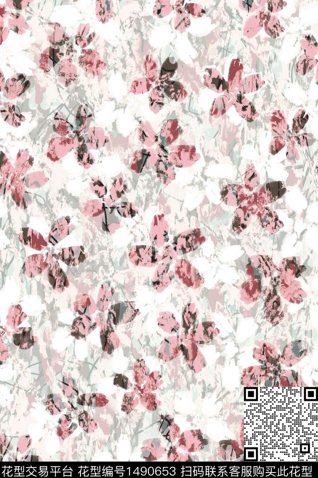 数码华亿平台春夏华亿平台小清新传统印花华亿平台下载（图片编号: 1490653） - 瓦栏（Walan）