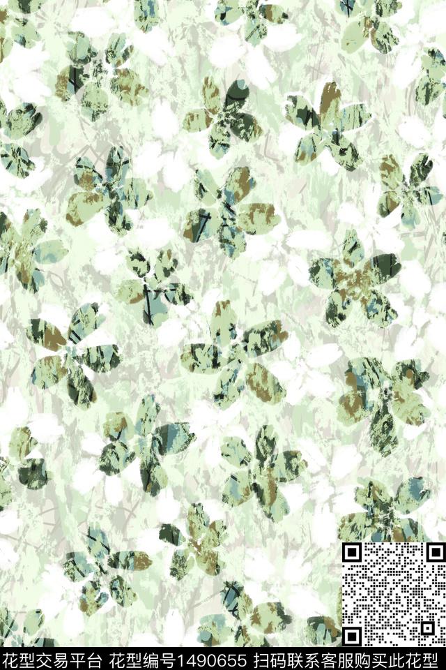 数码华亿平台春夏华亿平台小清新传统印花华亿平台下载（图片编号: 1490655） - 瓦栏（Walan）