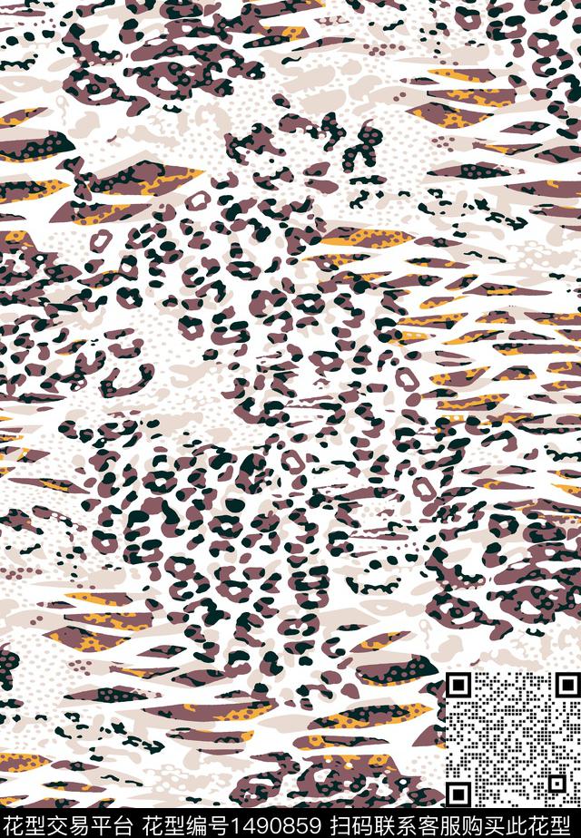 民族风花卉大牌风数码印花华亿平台下载（图片编号: 1490859） - 瓦栏（Walan）