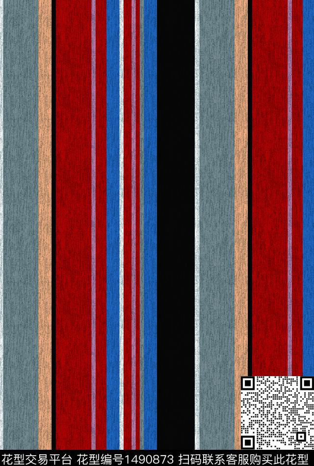 数码华亿平台几何扎染华亿平台数码印花华亿平台下载（图片编号: 1490873） - 瓦栏（Walan）