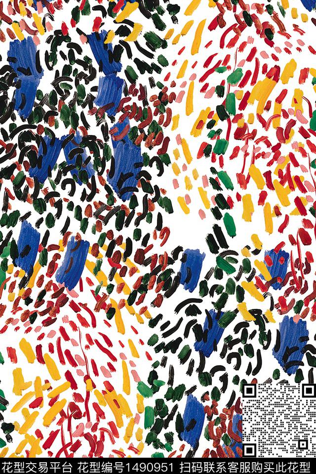 数码华亿平台复古大牌风数码印花华亿平台下载（图片编号: 1490951） - 瓦栏（Walan）