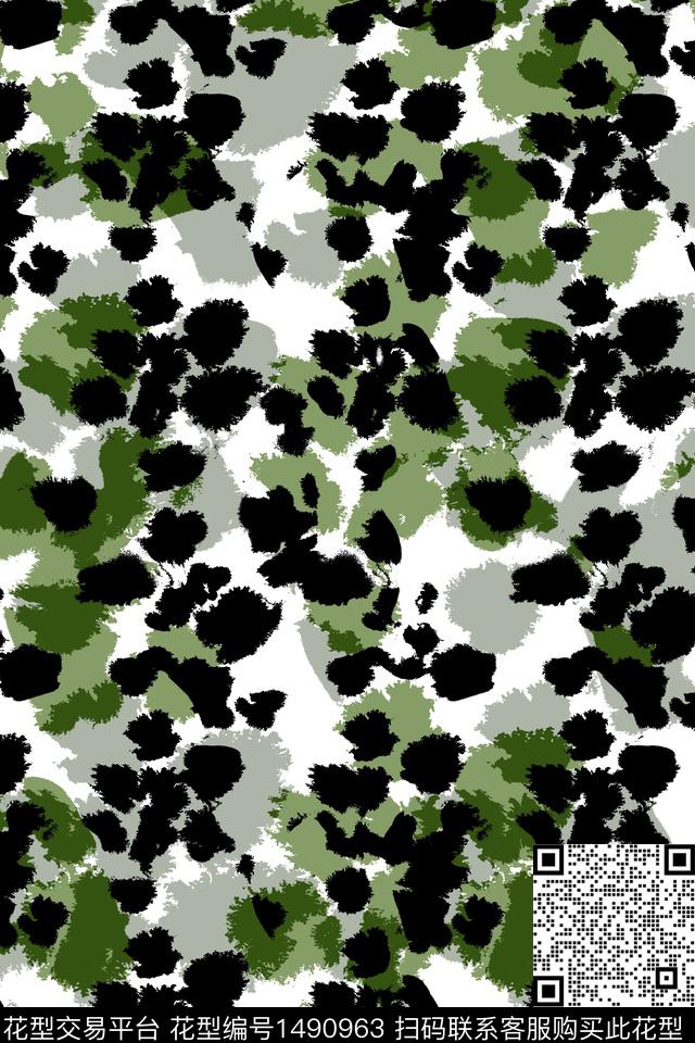 肌理雪纺年轻女性数码印花华亿平台下载（图片编号: 1490963） - 瓦栏（Walan）