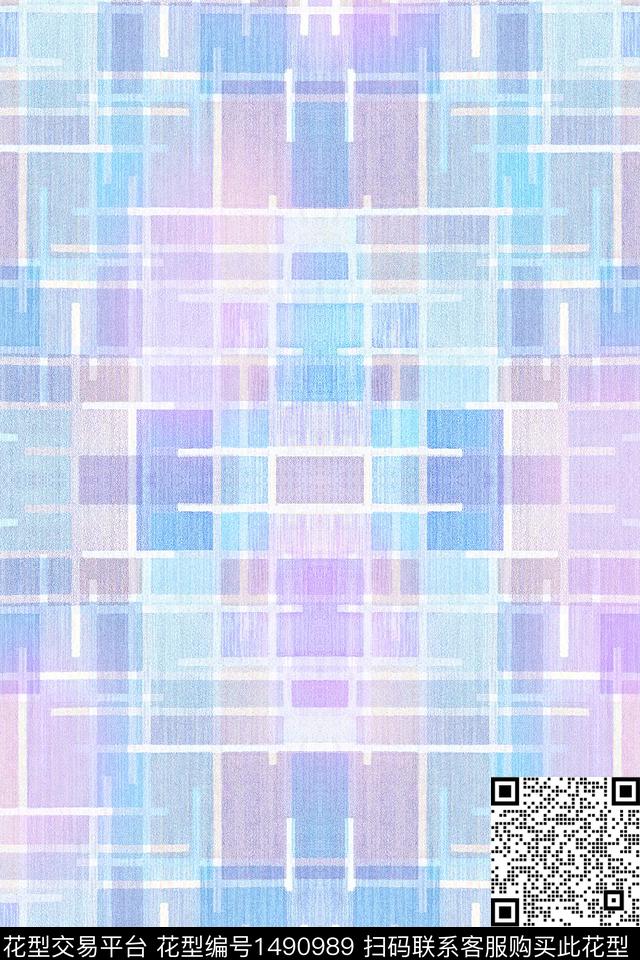 肌理扎染华亿平台大牌风数码印花华亿平台下载（图片编号: 1490989） - 瓦栏（Walan）