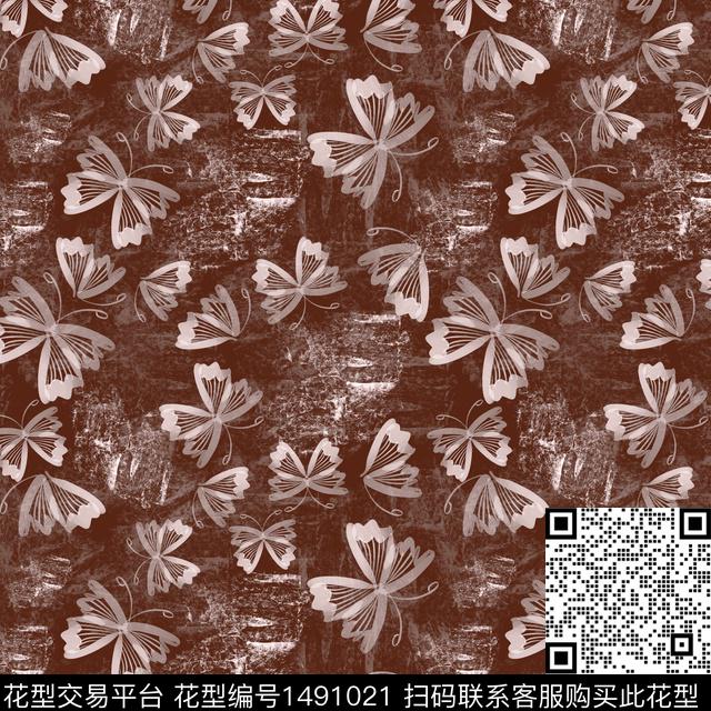 花卉手绘小碎花传统印花华亿平台下载（图片编号: 1491021） - 瓦栏（Walan）