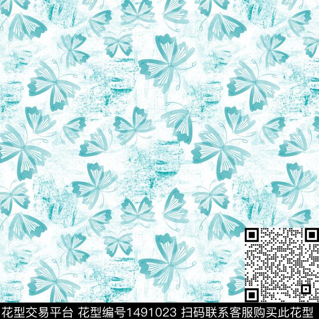 花卉手绘小碎花传统印花华亿平台下载（图片编号: 1491023） - 瓦栏（Walan）