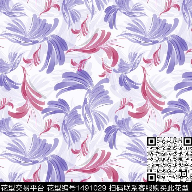 花卉手绘小碎花数码印花华亿平台下载（图片编号: 1491029） - 瓦栏（Walan）