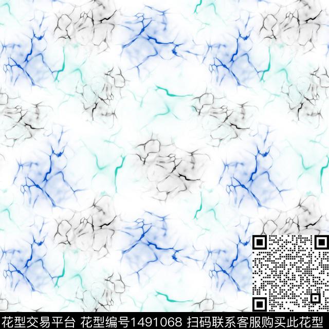 肌理闪电抽象数码印花华亿平台下载（图片编号: 1491068） - 瓦栏（Walan）