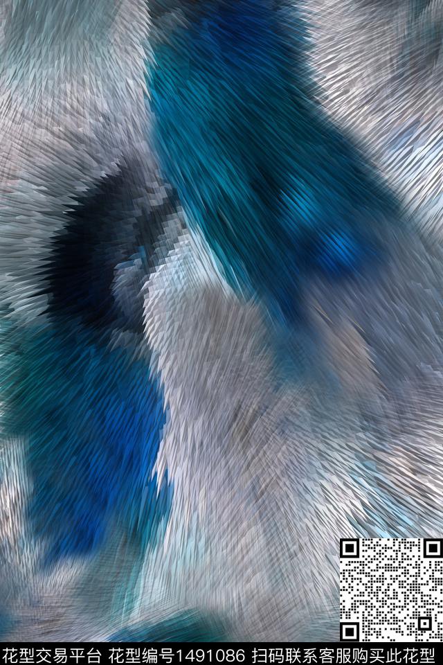 肌理抽象趣味数码印花华亿平台下载（图片编号: 1491086） - 瓦栏（Walan）