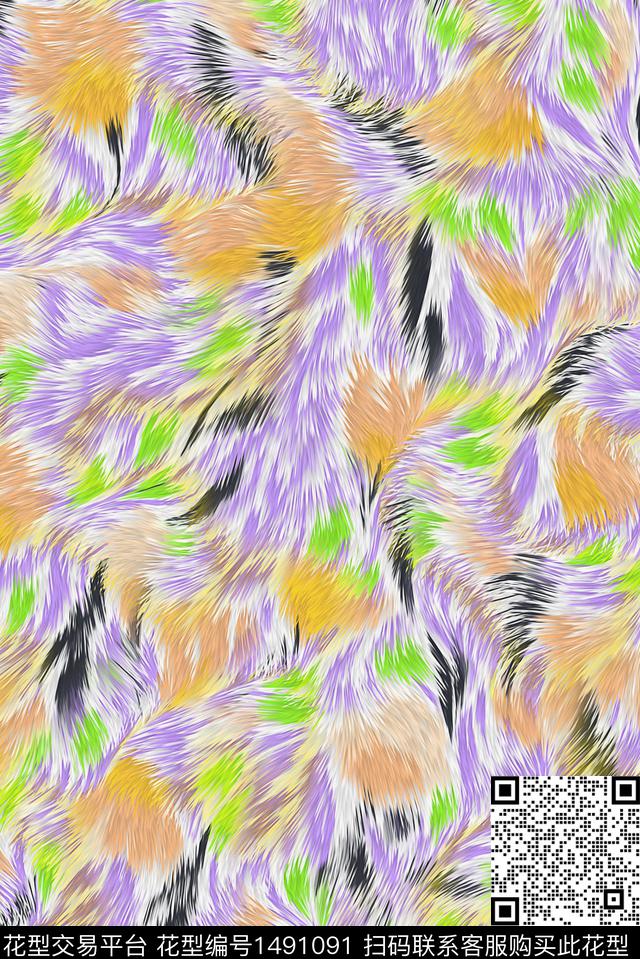 数码华亿平台羽绒服纹理数码印花华亿平台下载（图片编号: 1491091） - 瓦栏（Walan）