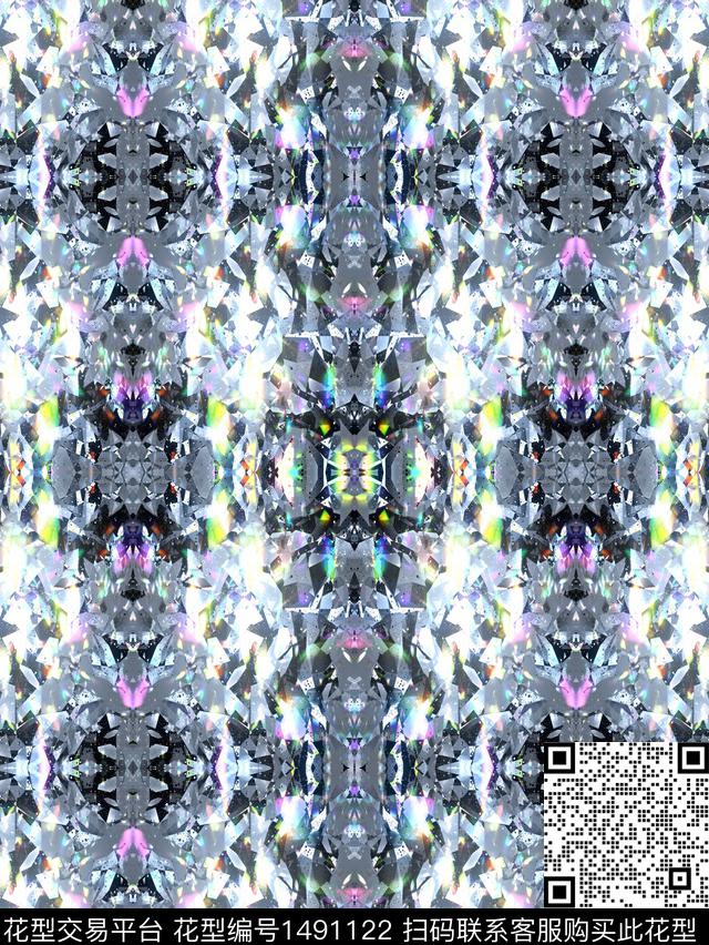 大牌风艺术趣味数码印花华亿平台下载（图片编号: 1491122） - 瓦栏（Walan）