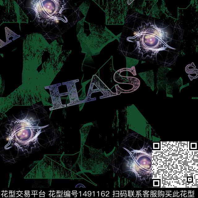 趋势华亿平台字母黑白华亿平台数码印花华亿平台下载（图片编号: 1491162） - 瓦栏（Walan）