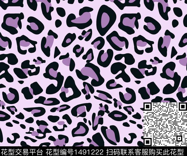 动物纹大牌风年轻女性数码印花华亿平台下载（图片编号: 1491222） - 瓦栏（Walan）